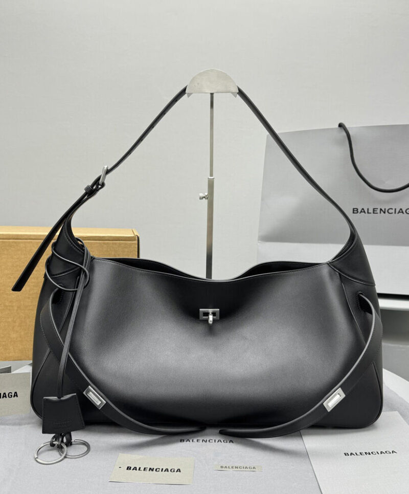 Balenciaga Bel Air Medium Shoulder Bag Black